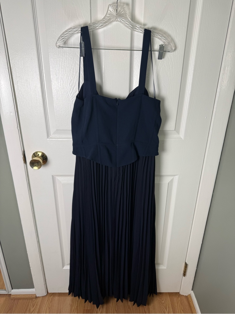 Reformation Marja Dress in Navy 12 - Picture 4 of 8